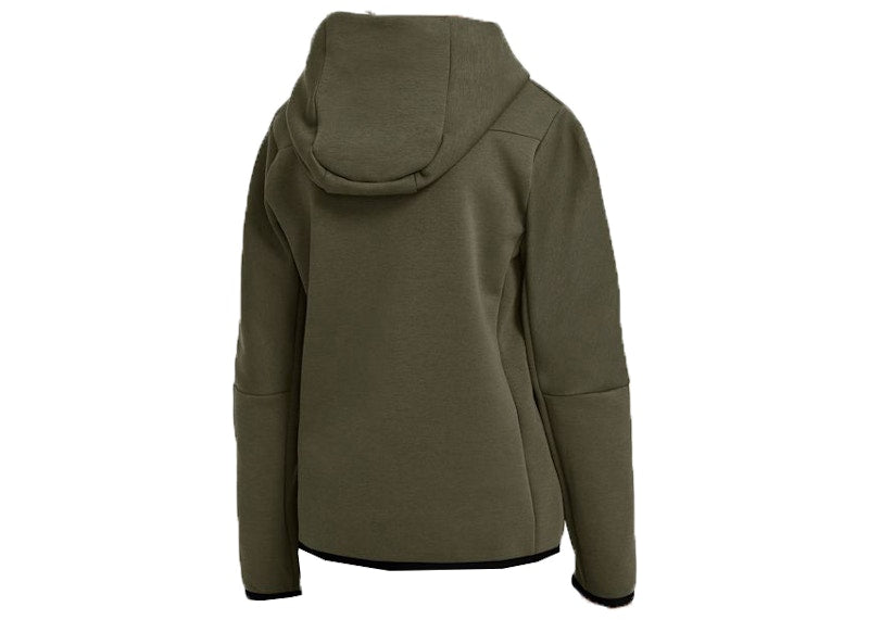 Nike Sportswear Big Kids' Tech Fleece Hoodie Rough Green/Black