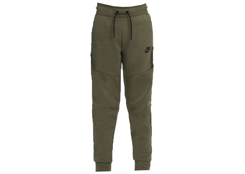 Nike Boys Tech Fleece Joggers Rough Green/Black