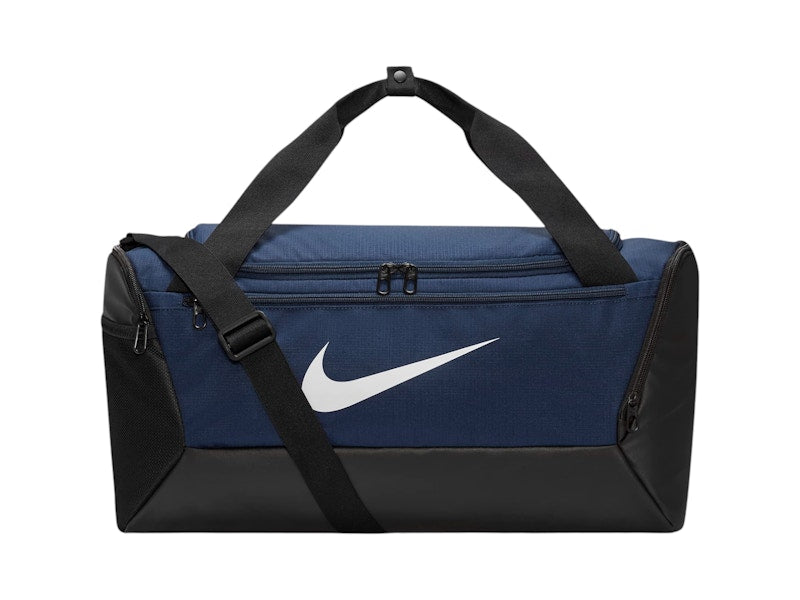 Nike Brasilia Training Duffel Small 41L Bag Midnight Navy/Black/White