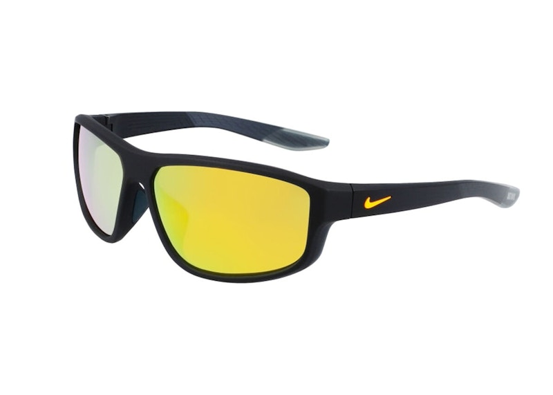 Nike Brazen Fuel Sunglasses Matte Obsidian/Brown/Orange (DJ0803-452-6214)