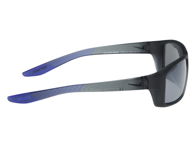 Nike Brazen Shadow Wrap Sunglasses Matte Dark Grey Grey Silver (BRAZEN-SHADOW-MI-CT8228-012-59)