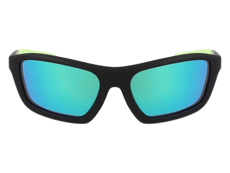 Nike Brazer M Wrap Sunglasses Matte Black Green (BRAZER-M-FV2401-010-5417)