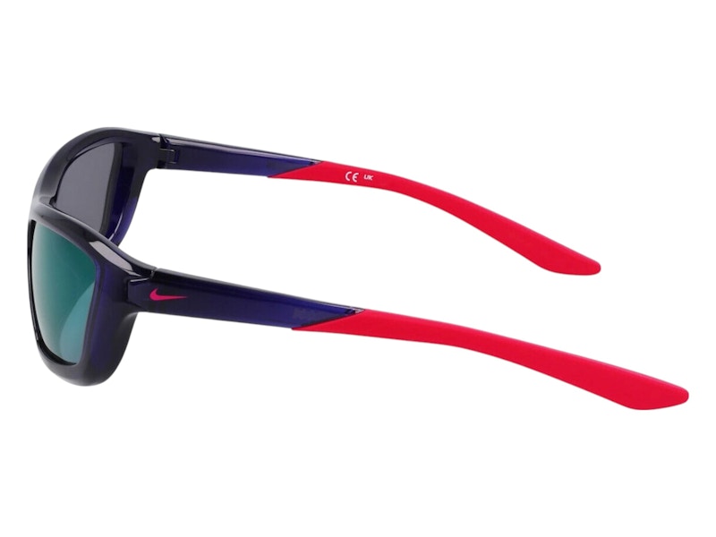 Nike Brazer M Wrap Sunglasses Purple Ink Violet Mirror (BRAZER-M-FV2401-500-5417)