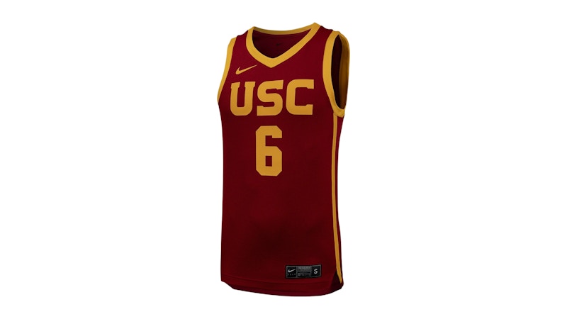 Nike Bronny James USC 2023/24 College Basketball Jersey Team Crimson