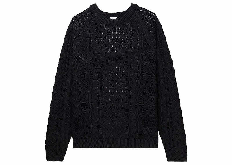 Nike Cable Knit L/S Sweater (Asia Sizing) Black