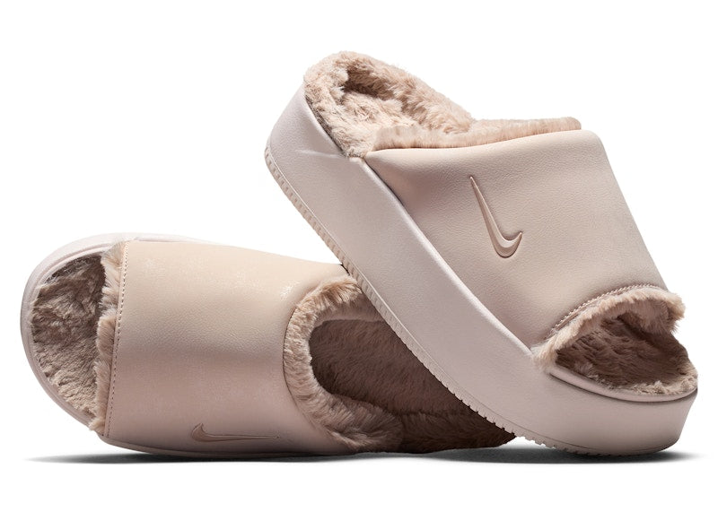 Nike Calm Elevation Fur Slide Silt Red Malt (Women's)