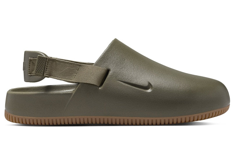 Nike Calm Mule Medium Olive Gum Medium Brown