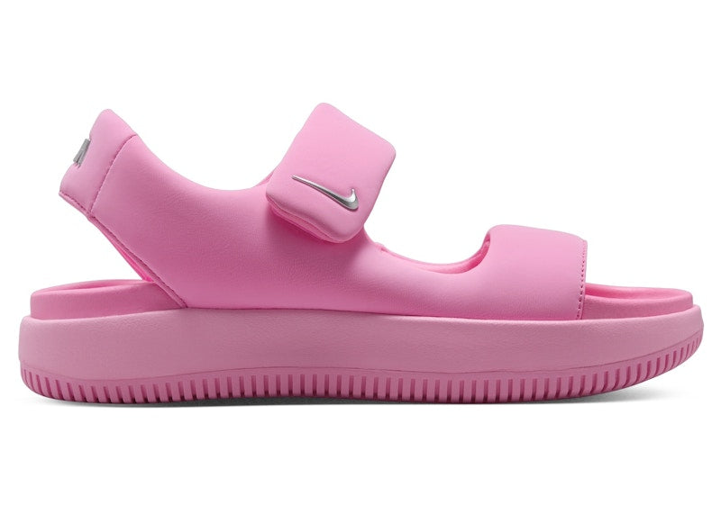 Nike Calm Sandal Hyper Pink Metallic Silver (Women's)