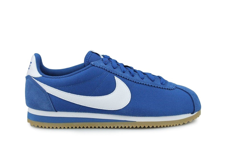 Nike Classic Cortez Nylon Gym Blue White Gum Light Brown