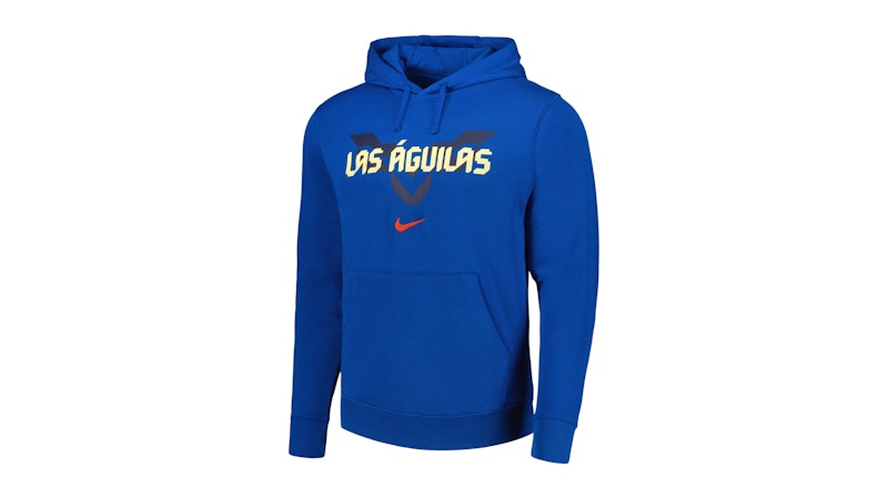 Nike Club America Nsw Club Fleece Pullover Hoodie Blue
