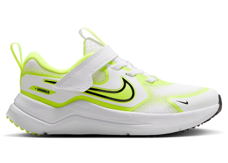 Nike Cosmic Runner White Volt Black (PS)