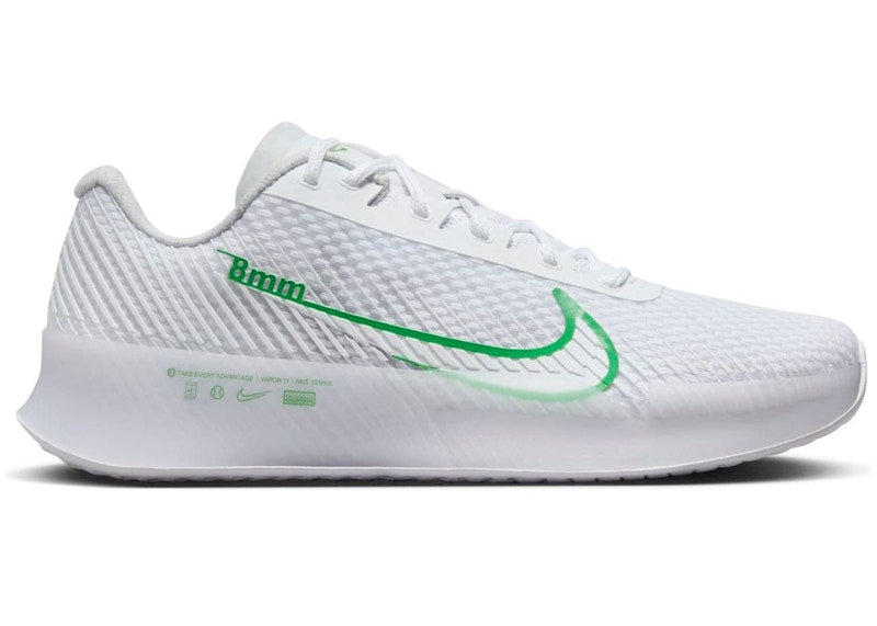 Nike Court Air Zoom Vapor 11 HC White Kelly Green