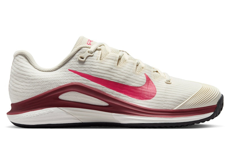 Nike Court Air Zoom Vapor 12 Clay Pale Ivory Sail Team Red Rush Pink (Women's)