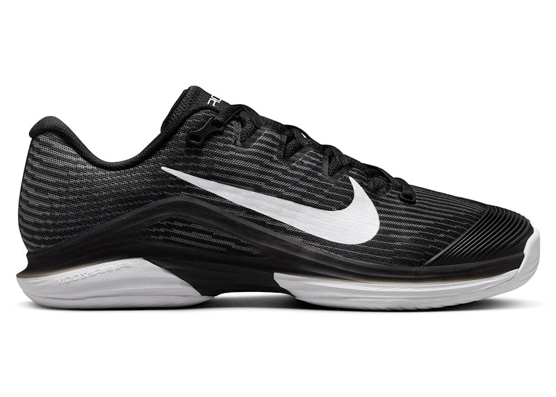 Nike Court Air Zoom Vapor 12 HC Black Dark Smoke Grey White (Women's)
