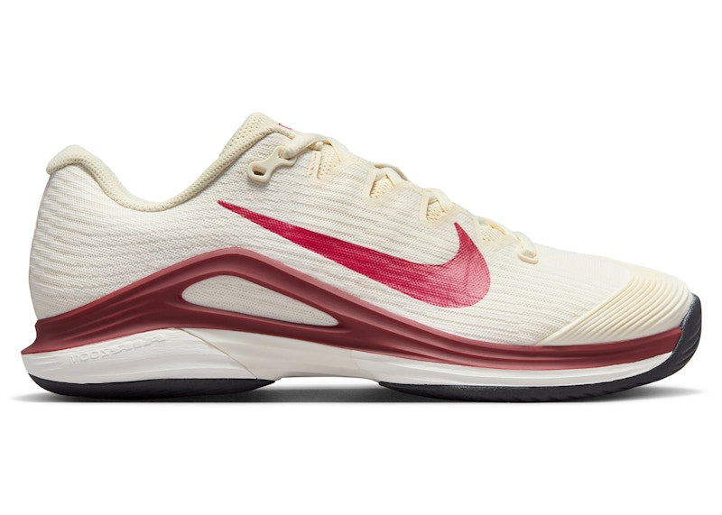 Nike Court Air Zoom Vapor 12 HC Pale Ivory Sail Team Red Rush Pink (Women's)