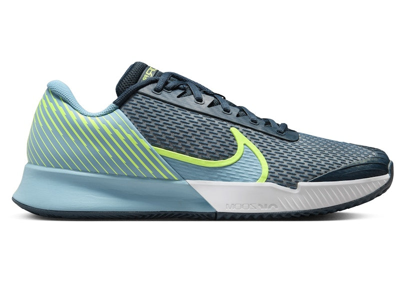 Nike Court Air Zoom Vapor Pro 2 Clay Armory Navy Volt Denim Turquoise