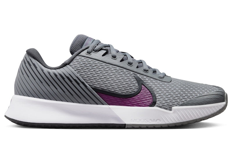 Nike Court Air Zoom Vapor Pro 2 HC Smoke Grey Dark Smoke Grey Black Sangria