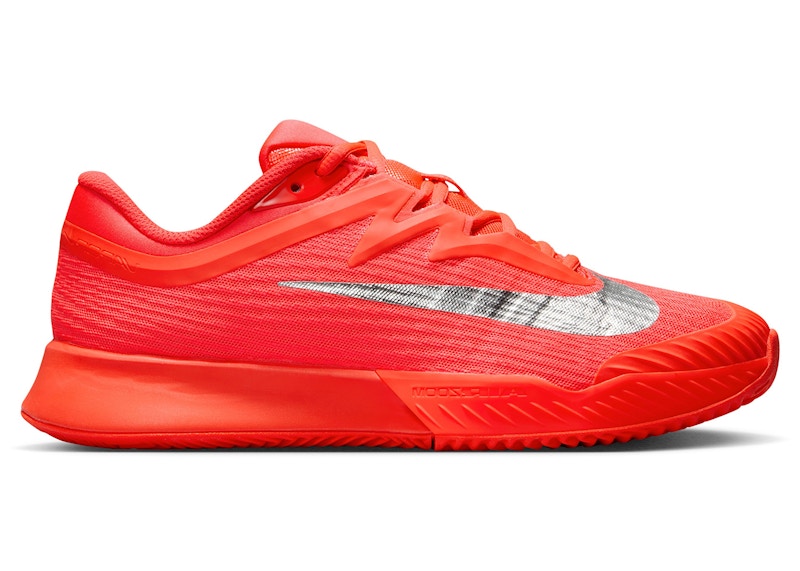 Nike Court Air Zoom Vapor Pro 3 Premium Clay Bright Crimson Metallic Silver (Women's)