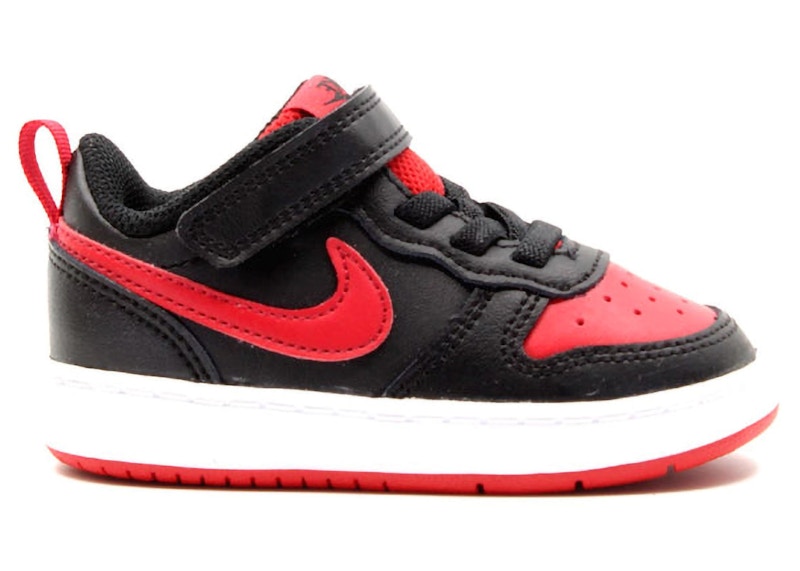 Nike Court Borough Low 2 Black University Red (TD)
