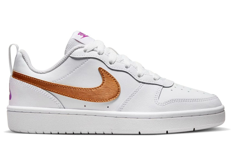 Nike Court Borough Low 2 SE White Metallic Copper (GS)