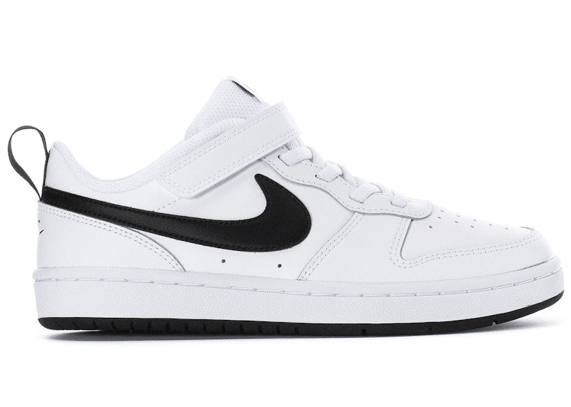 Nike Court Borough Low 2 White Black (PS)