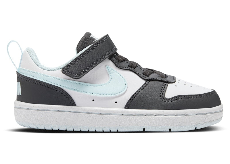 Nike Court Borough Low Recraft Anthracite White Glacier Blue (PS)