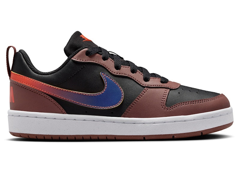 Nike Court Borough Low Recraft Black Red Sepia Orange Deep Night (GS)