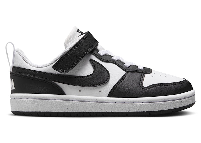 Nike Court Borough Low Recraft Black White (PS)
