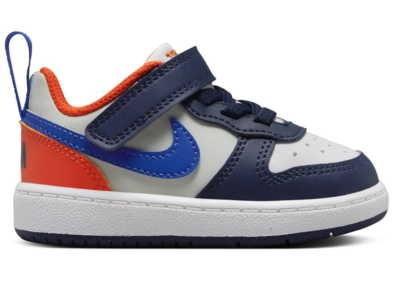 Nike Court Borough Low Recraft Midnight Navy Team Orange Light Silver Hyper Royal (TD)