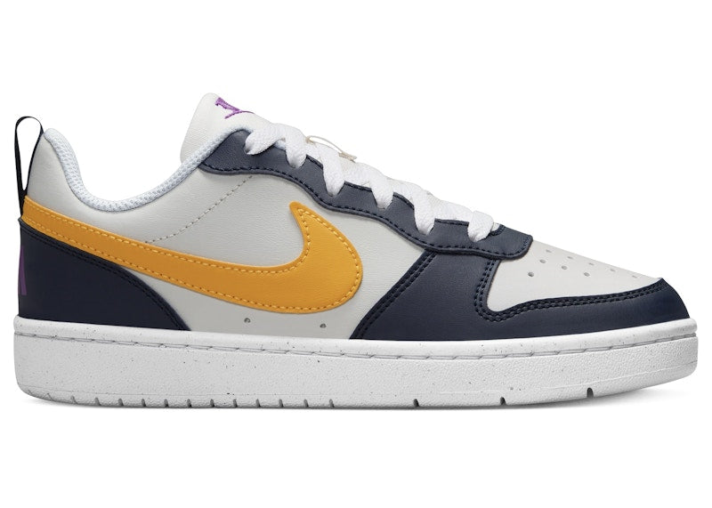 Nike Court Borough Low Recraft Phantom White Obsidian University Gold (GS)
