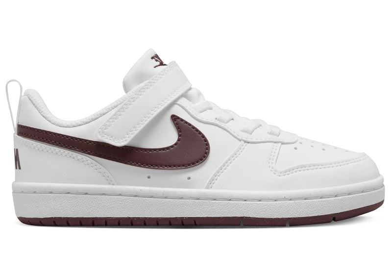 Nike Court Borough Low Recraft White Burgundy Crush (PS)