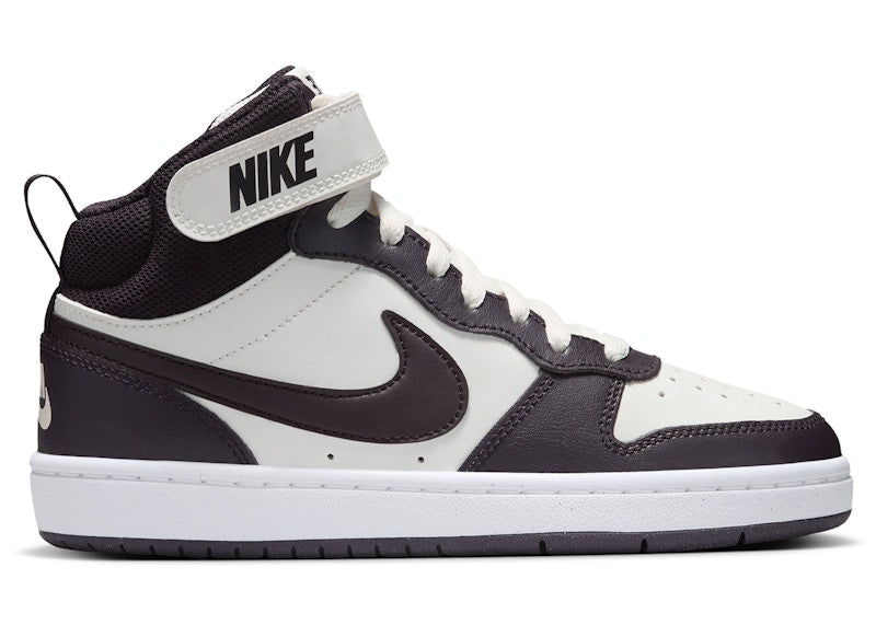 Nike Court Borough Mid 2 Sail White Burgundy Ash (GS)