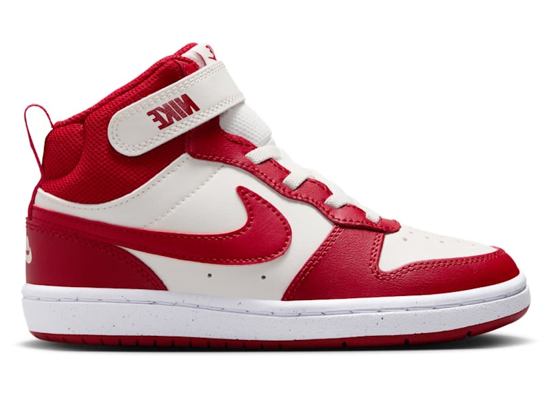 Nike Court Borough Mid 2 Sail White Gym Red (PS)