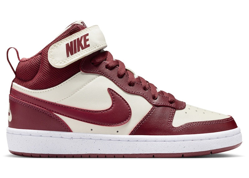 Nike Court Borough Mid 2 Soft Pearl Dark Team Red (GS)