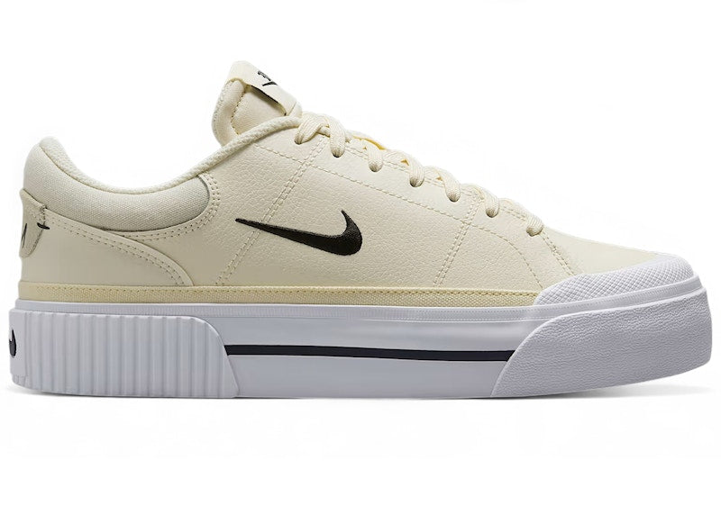 Nike Court Legacy Lift Pale Ivory Black (Women's)