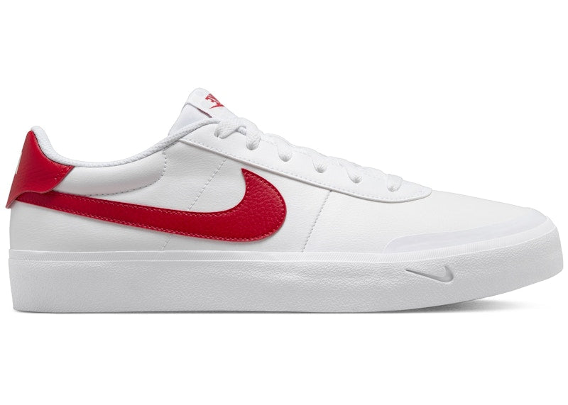 Nike Court Shot White Photon Dust Wolf Grey University Red
