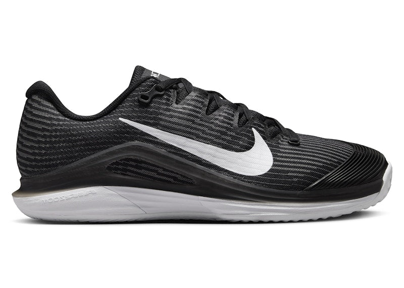 Nike Court Vapor 12 Clay Black Dark Smoke Grey White (Women's)
