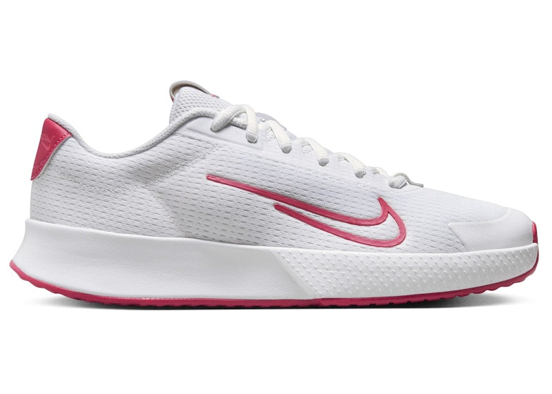 Nike Court Vapor Lite 2 HC White Hot Punch Crimson Tint Aster Pink (Women's)