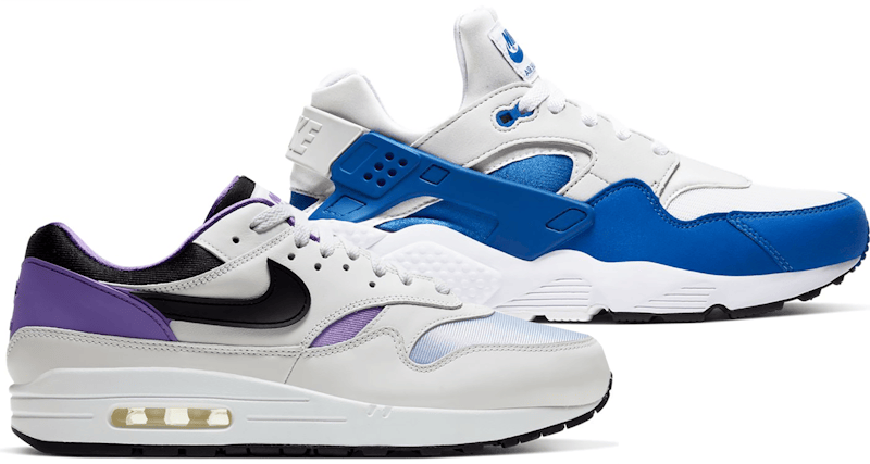 Nike DNA CH.1 Pack Air Max 1 / Air Huarache Run Purple Blue