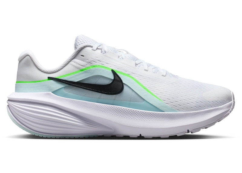 Nike Downshifter 14 White Glacier Blue Green Strike