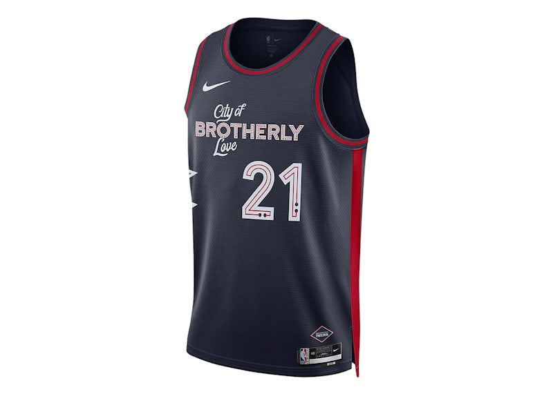 Nike Dri-Fit NBA Swingman Joel Embiid Philadelphia 76Ers City Edition 2023/24 Jersey Black