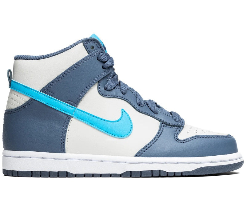 Nike Dunk High Light Bone Diffused Blue (PS)
