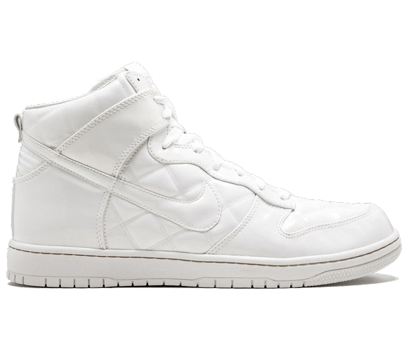 Nike Dunk High Supreme Olympic Octagon Quilted Patent White