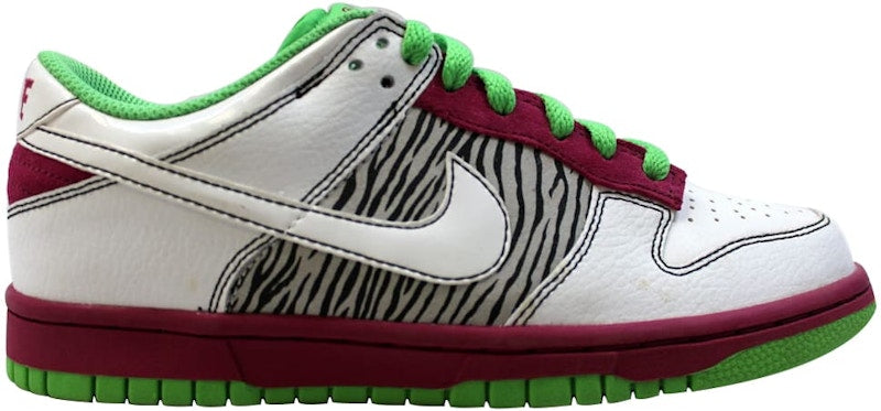 Nike Dunk Low 6.0 Rave Pink/White-Mean Green (Women's)