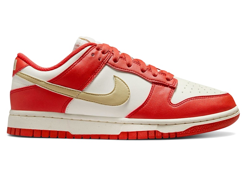 Nike Dunk Low Next Nature Light Crimson Team Gold (Women's)