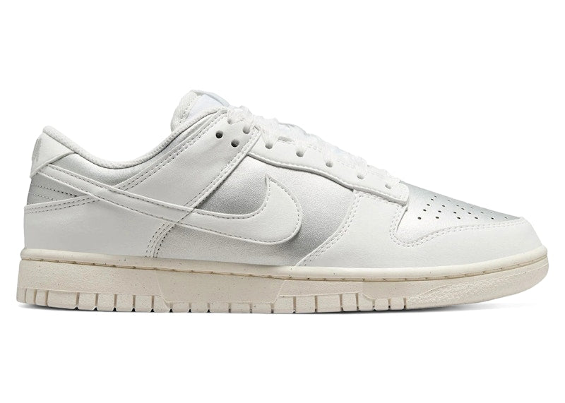 Nike Dunk Low Next Nature Sheer Lace Metallic Platinum (Women's)