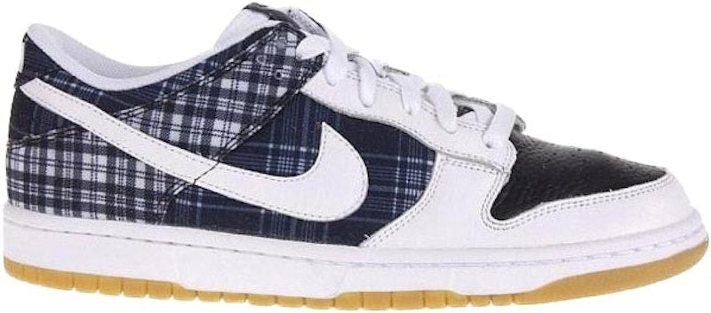 Nike Dunk Low Plaid White Black (Women's)