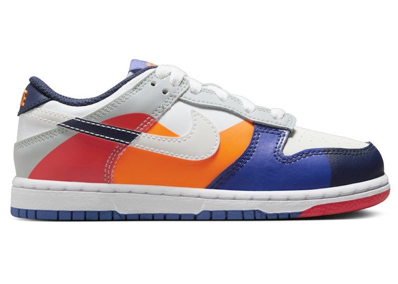 Nike Dunk Low SE White Light Silver Midnight Navy (PS)