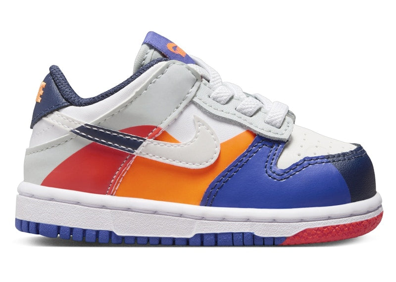 Nike Dunk Low SE White Light Silver Midnight Navy (TD)