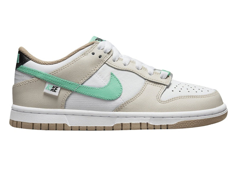 Nike Dunk Low Split Seam White Tan Mint (GS)